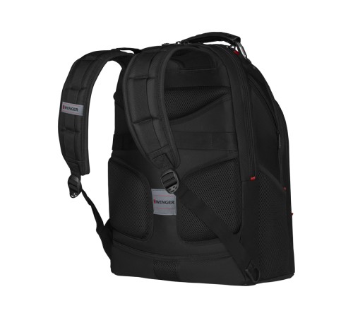 Рюкзак WENGER Ibex Ballistic 17”, чёрный, полиэстер, 37x27x48 см, 27 л