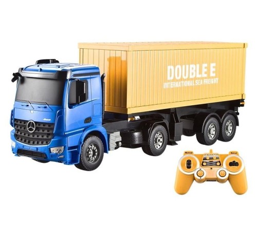 Радиоуправляемый контейнеровоз Double Eagle Mercedes-Benz Arocs 1:20 2.4G
