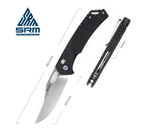 Нож складной SRM Retreiver 9201 черный
