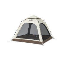 Палатка Naturehike Ango Automatic CNK2550WS010 трёхместная, большая, бежевая с коричневым