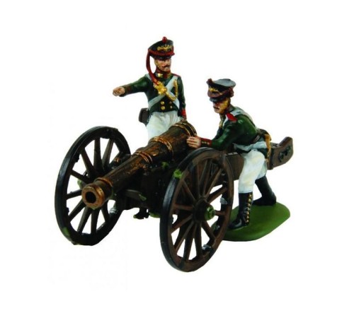 Сборные солдатики ZVEZDA Русская гвардейская тяжелая артиллерия 1812-1814 гг., 1/72