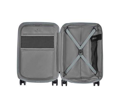 Чемодан VICTORINOX Connex, серо-синий, поликарбонат Makrolon, 40x20x55 см, 34 л