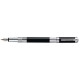 Перьевая ручка Waterman Elegance Black ST. Перо из чистого золота 18К. Детали дизайна: посеребрение