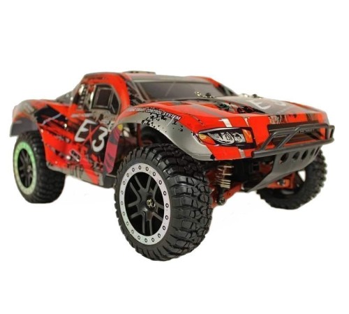 Радиоуправляемый шорт-корс Remo Hobby EX3 UPGRADE (красный) 4WD 2.4G 1/10 RTR