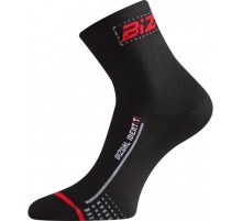 Носки Lasting BS30 903, microfiber+nylon, черный/красный, размер L , BS30903L