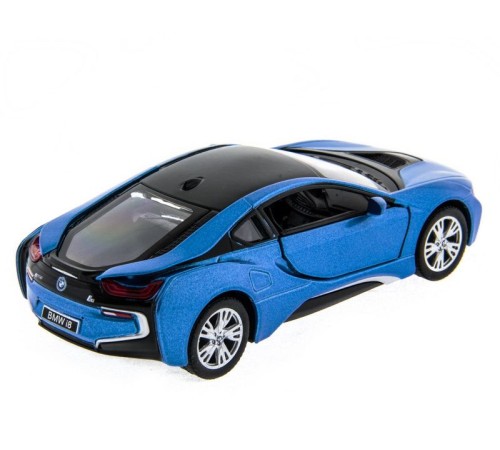 Машина Kinsmart BMW i8 инерция (1/12шт.) 1:36 б/к