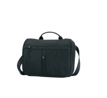Сумка VICTORINOX Adventure Traveler, с системой защиты RFID, чёрная, нейлон 800D, 27x8x22 см, 4 л