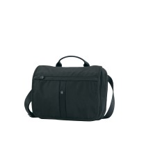 Сумка VICTORINOX Adventure Traveler, с системой защиты RFID, чёрная, нейлон 800D, 27x8x22 см, 4 л