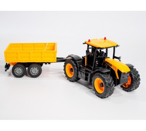 Радиоуправляемый фермерский трактор с прицепом Double Eagle JCB Fastrac 4220 1/24 2.4G RTR