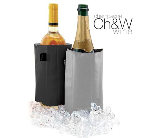 Рубашка для охлаждения вина и шампанского Pulltex Cooler Bag Black & Grey