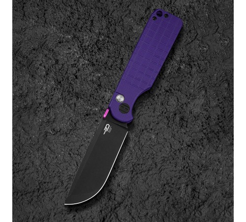 Нож Bestech Glok сталь 14C28N, рукоять G10 фиолетовая