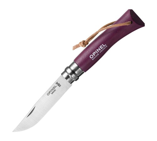 Набор-дисплей 60 шт: нож Opinel №7, нержавеющая сталь, голубой/оранжевый/зеленый/фиолетовый, 001723