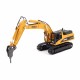 Радиоуправляемый экскаватор HUI NA 3in1 масштаб 1:14 2.4G - HN1550-60-70