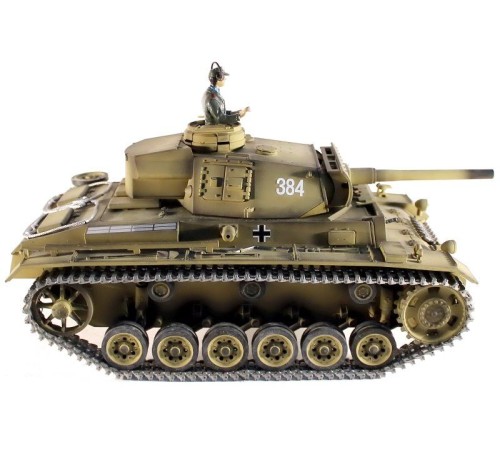 Р/У танк Taigen 1/16 Panzerkampfwagen III (Германия) HC 2.4G RTR