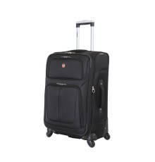 Чемодан WENGER SION, чёрный, полиэстер 750x750D добби, 41x26x70 см, 56 л