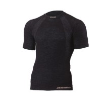 Футболка  мужская WABEL/ кор.рукав/ Шерсть 120/ черная/ XXL-XXXL, WABEL9090XXLXXXL