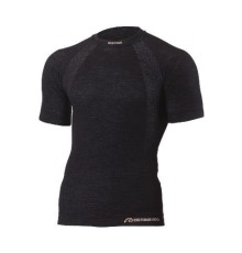 Футболка  мужская WABEL/ кор.рукав/ Шерсть 120/ черная/ L-XL, WABEL9090LXL
