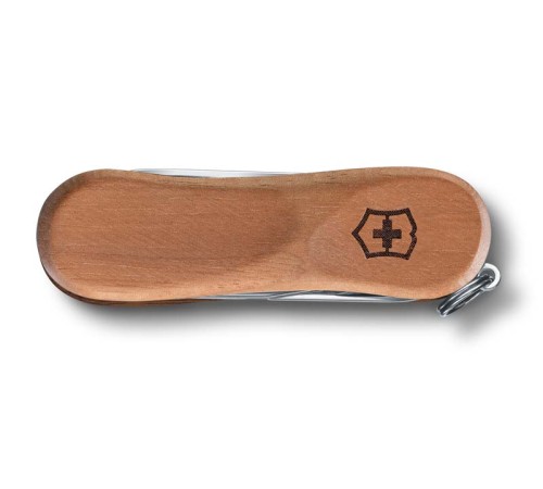 Нож-брелок VICTORINOX Evowood 81, 65 мм, 5 функций, деревянная рукоять