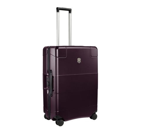Чемодан VICTORINOX Lexicon, баклажановый, 100% поликарбонат, 45x28x68 см, 73 л