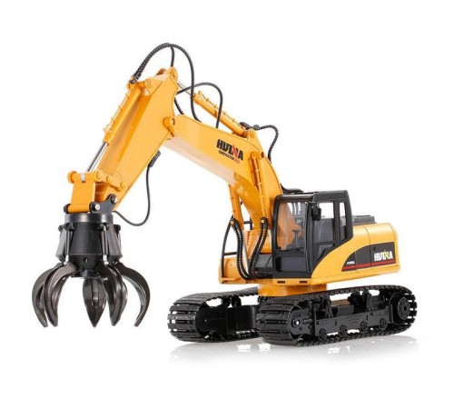 Радиоуправляемый экскаватор c шаровым захватом HUI NA TOYS 2.4G 16CH 1/14 RTR