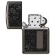 Зажигалка ZIPPO Лучшая цена 2022 с покрытием Black Ice®, латунь/сталь, чёрная, 38x13x57 мм
