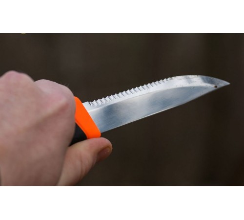 Нож Morakniv Companion F Serrated, нержавеющая сталь, 11829