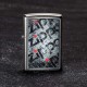 Зажигалка ZIPPO Diamond с покрытием Street Chrome™, латунь/сталь, серебристая, матовая, 38x13x57 мм
