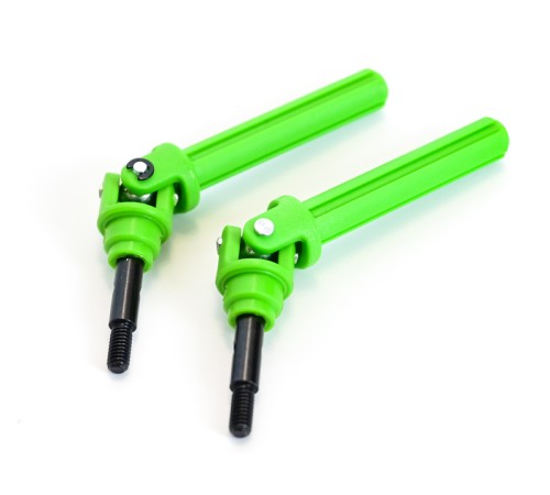 Карданные привода передние для Remo Hobby MMAX, EX3 1/10, тюнинг, зеленые