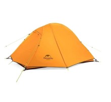 Палатка  Naturehike сверхлегкая + коврик NH18A180-D, оранжевая, 6927595731949