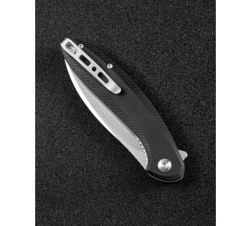 Складной нож SENCUT San Angelo 9Cr18MoV Steel Satin Finished Handle G10 Black