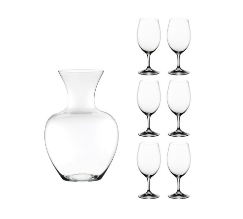 Декантер Riedel Apple и 6 бокалов для красного вина Riedel Magnum Ouverture