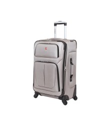 Чемодан WENGER SION, светло- серый, полиэстер 750x750D добби, 41x26x70 см, 56 л