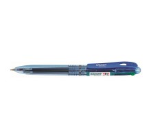 Шариковая ручка Hauser 4-в-1, пластик, чернила: синие, черные, красные, зеленые