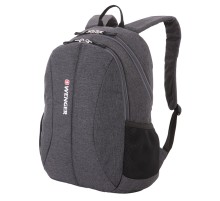 Рюкзак WENGER 13'', cерый, ткань Grey Heather/ полиэстер 600D PU , 33х16х45 см, 23 л
