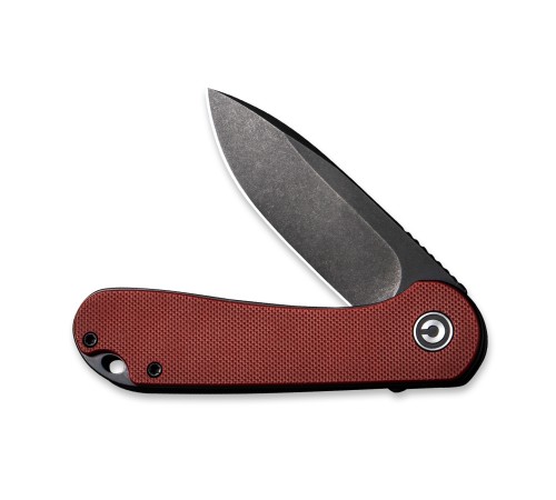 Складной нож CIVIVI Elementum D2 Steel Black Stonewashed Handle G10 Black