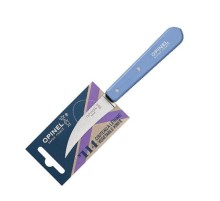 Нож для чистки овощей Opinel №114, деревянная рукоять, нержавеющая сталь, синий, блистер, 001927