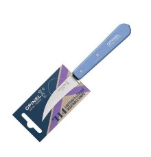 Нож для чистки овощей Opinel №114, деревянная рукоять, нержавеющая сталь, синий, блистер, 001927