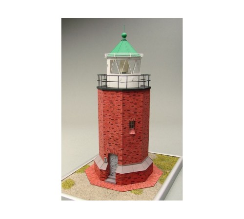Сборная картонная модель Shipyard маяк Rotes Kliff Lighthouse (№60), 1/87