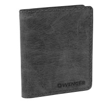 Портмоне WENGER Arizona, черный, воловья кожа, 10×2×13 см