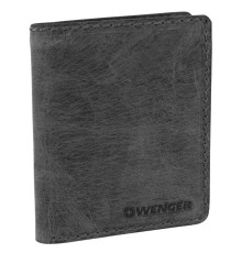 Портмоне WENGER Arizona, черный, воловья кожа, 10×2×13 см