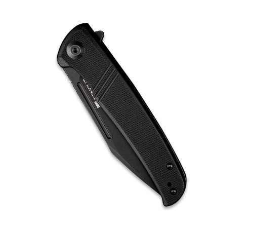 Складной нож SENCUT Brazoria D2 Steel Black Stonewashed Handle G10 Black