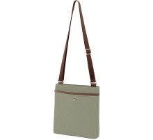 Сумка VICTORINOX Victoria Affinity, зеленая, нейлон/кожа/микрозамша, 25x4x27 см, 3 л