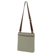 Сумка VICTORINOX Victoria Affinity, зеленая, нейлон/кожа/микрозамша, 25x4x27 см, 3 л