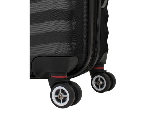 Чемодан SWISSGEAR FRIBOURG, чёрный, АБС-пластик, 45x27x66 см, 64 л