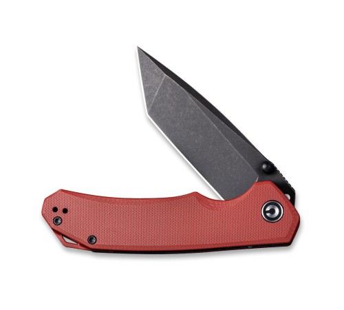 Складной нож CIVIVI Brazen D2 Steel Black stonewashed Handle G10 Burgundy C2023B