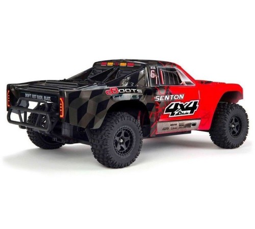Шорт-корс трак 1:10 ARRMA Senton Mega 550 Brushed 4WD Short Course Truck RTR (красный)