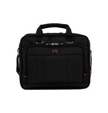Портфель для ноутбука 16'' WENGER, черный, полиэстер / ПВХ, 41 x 15 x 34 см, 12 л