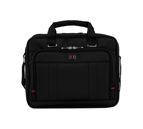 Портфель для ноутбука 16'' WENGER, черный, полиэстер / ПВХ, 41 x 15 x 34 см, 12 л