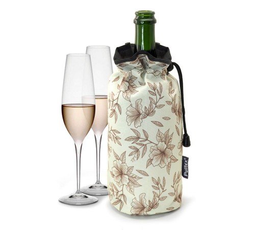 Рубашка для охлаждения вина и шампанского Pulltex Cooler Bag Lilies