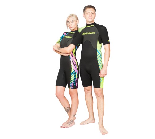 Короткий мужской гидрокостюм Salvimar RIVIERA Shorty Men, 3мм, L